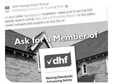 Garage Door Group Facebook page